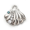 Alloy Rhinestone Pendants FIND-A051-06P-1