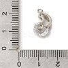 Brass Micro Pave Cubic Zirconia Pendants KK-C072-31P-3