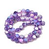 Imitation Jade Glass Beads Strands GLAA-P058-05A-04-2
