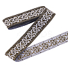 1 Bundle Ethnic Style Polyester Jacquard Floral Ribbon OCOR-LP0001-04-1