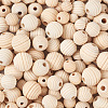 300Pcs 6 Styles Natural Thread Wooden Beads WOOD-TA0001-63-4