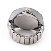 201 Stainless Steel Stretch Watchband Finger Ring Watches LS-WACH-G018-03P-01-2