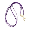 1MM Waxed Cord 5-Strand Necklace Making MAK-C005-01Z-G-1