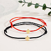 Adjustable Fibre Cord Bracelets RV4258-2-1