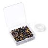 100Pcs 8mm Natural Tiger Eye Round Beads DIY-LS0002-38-7