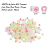 4800Pcs 6 Colors 12/0 Imitation Jade Glass Seed Beads SEED-YW0001-30-3