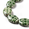 Handmade Printed Porcelain Beads PORC-F005-01B-5