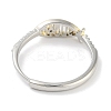 Jesus Fish Brass Micro Pave Clear Cubic Zirconia Adjustable Rings LS-RJEW-S416-04G-3