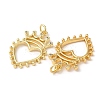 Eco-Friendly Brass Micro Pave Cubic Zirconia Pendants KK-M246-41G-2