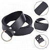 Retro Embossed Imitation Leather O Ring Belt AJEW-WH0277-14C-3