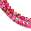 Dyed Natural Regalite/Imperial Jasper/Sea Sediment Jasper Beads Strands G-B124-C04-01-3