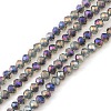 Electroplate Glass Beads Strands EGLA-A034-J4mm-G01-1