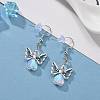 Angel Dangle Earrings X-EJEW-JE04338-01-2