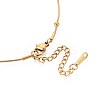 1MM 304 Stainless Steel Satellite Chain Necklaces NJEW-N058-07B-G-2