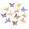 12Pcs 6 Styles Alloy Enamel Pendants FIND-TA0008-21-3