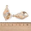 Plating Acrylic Pendants OACR-F012-06G-3