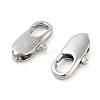Rack Plating Brass Lobster Claw Clasps KK-F090-23P-01-2