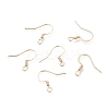 Brass Earring Hooks KK-H102-01G-2