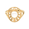 304 Stainless Steel Rings for Women RJEW-S238-11G-2