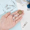 6Pcs Brass Fold Over Clasps KK-BBC0014-97P-3