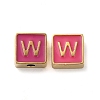 304 Stainless Steel Enamel Beads STAS-L022-293G-W-1