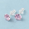 Cubic Zirconia Diamond Stud Earrings LS-STER-M105-01C-S-5