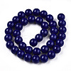 Opaque Solid Color Glass Beads Strands LS-GLAA-T032-P10mm-03-2