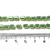 Electroplate Glass Beads Strands EGLA-D031-01A-4