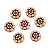 Opaque Acrylic Imitation Wood Beads AC-CBAB80E-01E-1