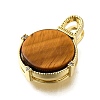 Brass Micro Pave Cubic Zirconia Pendants KK-S523-16G-A-2