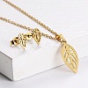 201 Stainless Steel Pendant Necklace & Stud Earring Sets FS-WGB816B-18-1