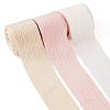 9 Yards 3 Colors Polycotton Pleated Ribbon OCOR-TA0002-07B-3