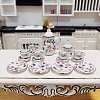 Mini Ceramic Tea Sets BOTT-PW0002-122B-1
