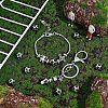 10Pcs 304 Stainless Steel Enamel European Beads STAS-UN0040-13-5