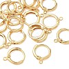 SHEGRACE Brass Leverback Earring Findings XGR0016G-71G-1