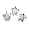 Natural Quartz Crystal Pendants G-P498-03P-21-1