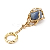 304 Stainless Steel Macrame Pouch Empty Stone Holder Pendant Decoration HJEW-JM01184-01-4