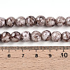 Baking Paint Glass Beads Strands DGLA-N003-8mm-A05-4