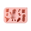 Christmas Cake DIY Food Grade Silicone Statue Mold DIY-K075-12-1