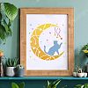PET Hollow out Drawing Painting Stencils Sets DIY-WH0172-377-4