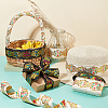 14M 2 Colors Ethnic Style Embroidery Polyester Ribbons OCOR-GA0001-54-10