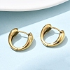304 Stainless Steel Teardrop Hoop Earrings for Women EJEW-U060-01D-G-2