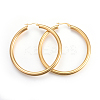 201 Stainless Steel Big Hoop Earrings X-EJEW-A052-19D-G-1