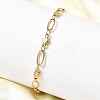 304 Stainless Steel Link Bracelets BJEW-A044-03A-G-3