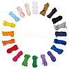 100M 20 Styles Polyester Lace Trims OCOR-MA0001-24-1