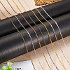 Brass Coated Iron Flat Cable Chains CH-TAC0007-02AB-8