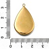 304 Stainless Steel Pave Natural Paua Shell Pendants STAS-Z125-01F-G-3