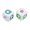 Opaque Acrylic Enamel European Beads AC-ACBA1794-04Q-2