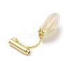 Brass Clip-on Earring Findings LS-KK-K371-13G-2