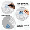 Stainless Steel Metal Cutting Dies Stencils DIY-WH0289-104-4